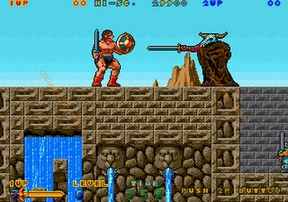 une photo d'Ã©cran de Rastan Saga 2 sur Arcade